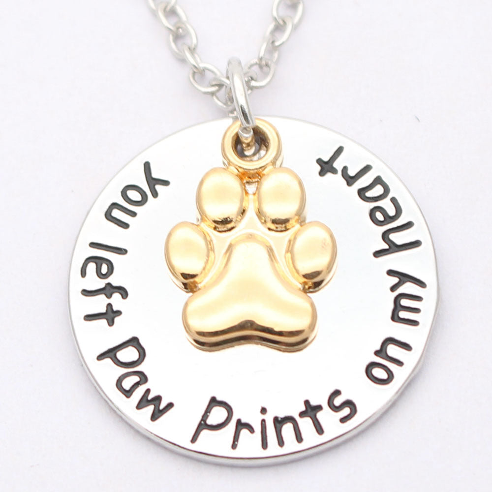 Paw Print Necklace for the On Sale collection