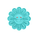 Sky Happy Flower Slow Lick Mat for dogs, 7.9 inches across
